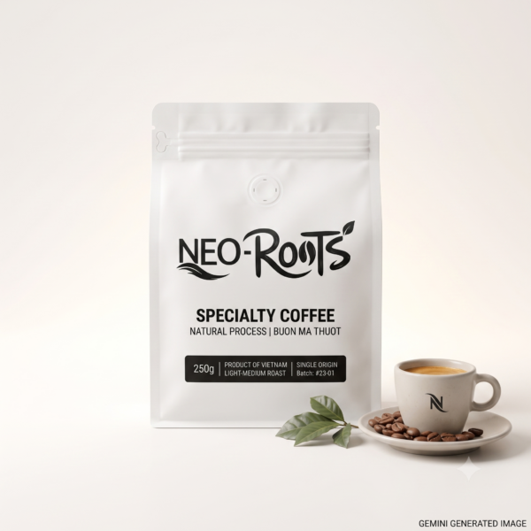 Gemini_Generated_Image_2bzmce2bzmce2bzm Cà phê đặc sản Natural (Fine Robusta Speciality) - Túi 250g)